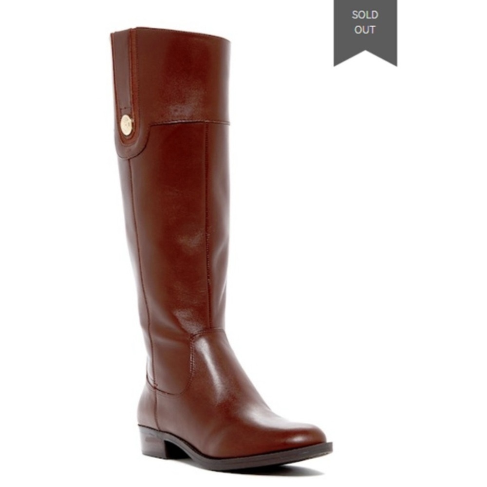 Tommy Hilfiger Brown Heeled Boots